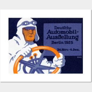 1925 German Car Show Posters and Art